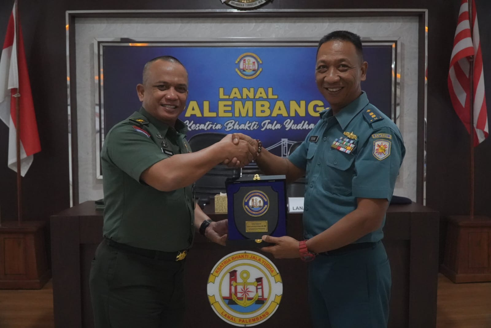 LANAL PALEMBANG MENERIMA KUNJUNGAN TIM PULDATA STAF AHLI PANGLIMA TNI 1