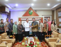 Wagub Sumsel Cik Ujang dan PT Jamkrindo Jajaki Kerja Sama Kuatkan UMKM