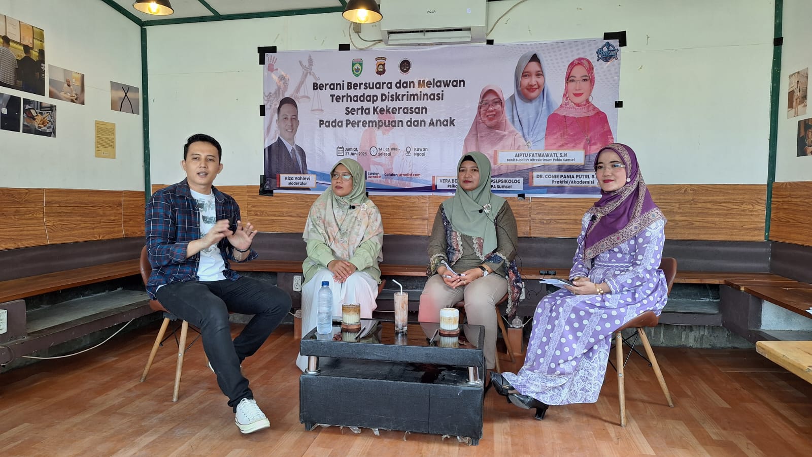 Kampanye Nasional RiseAndSpeak Polda Sumsel untuk Berani Bersuara dan Melawan Terhadap Diskriminasi Serta Kekerasan Pada Perempuan dan Anak di Wilayah Sumsel. 1