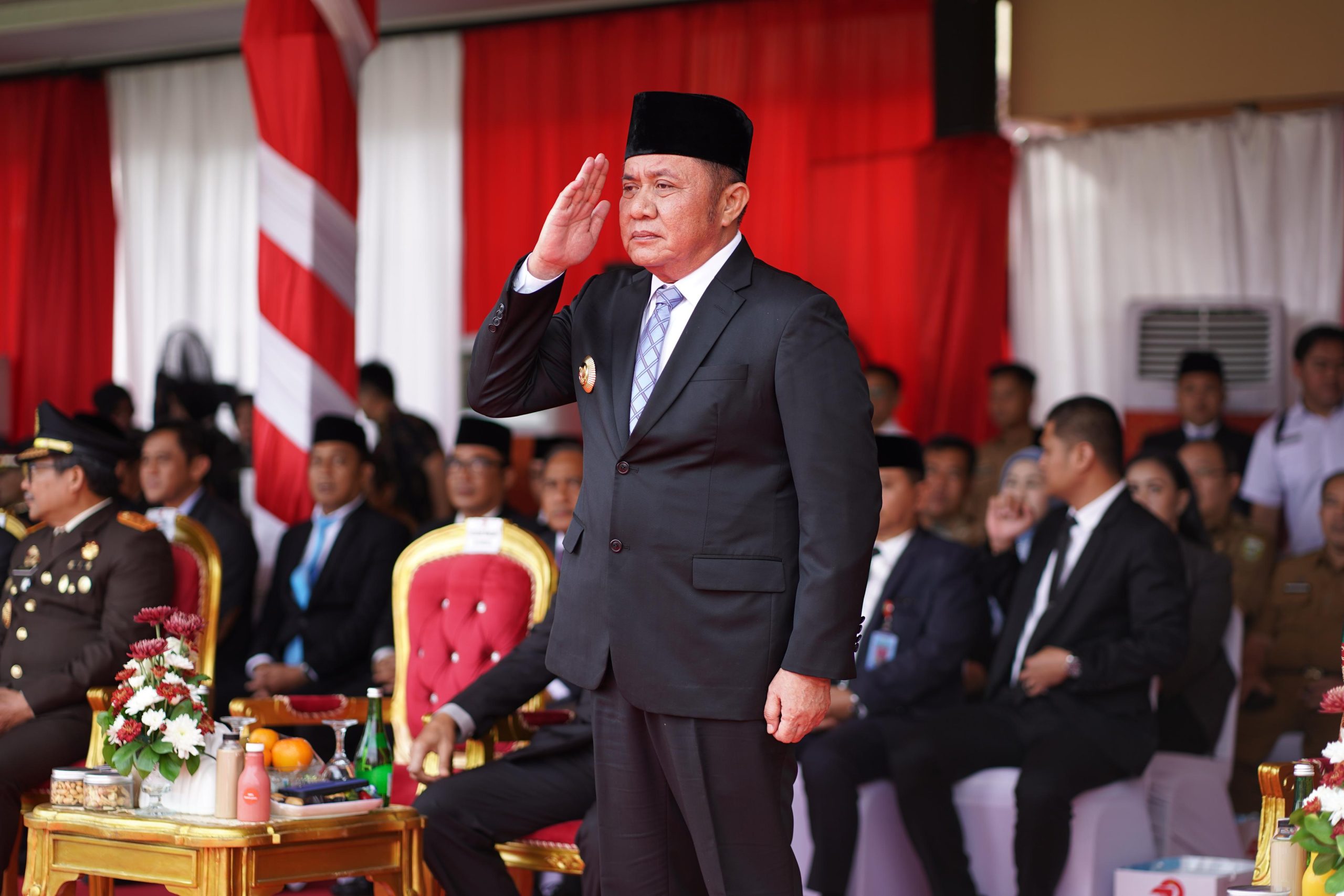 Gubernur Sumsel Irup HUT Bhayangkara ke-79 di Polda Sumsel 1