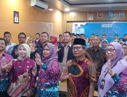 Pelajar SMA/SMK Se-Kota Palembang Ikuti Sosialisasi P4GN Yang di Gelar Kesbangpol Kota Palembang