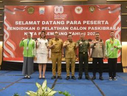 Kasdim 0418/Palembang Hadiri acara Pembukaan Diklat Calon Paskibraka Kota Palembang 2025 di Hotel Aston