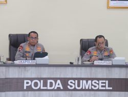 Kapolda Sumsel Ikuti Anev Kamtibmas Bersama Kapolri, Tegaskan Kesiapan Jaga Keamanan Wilayah