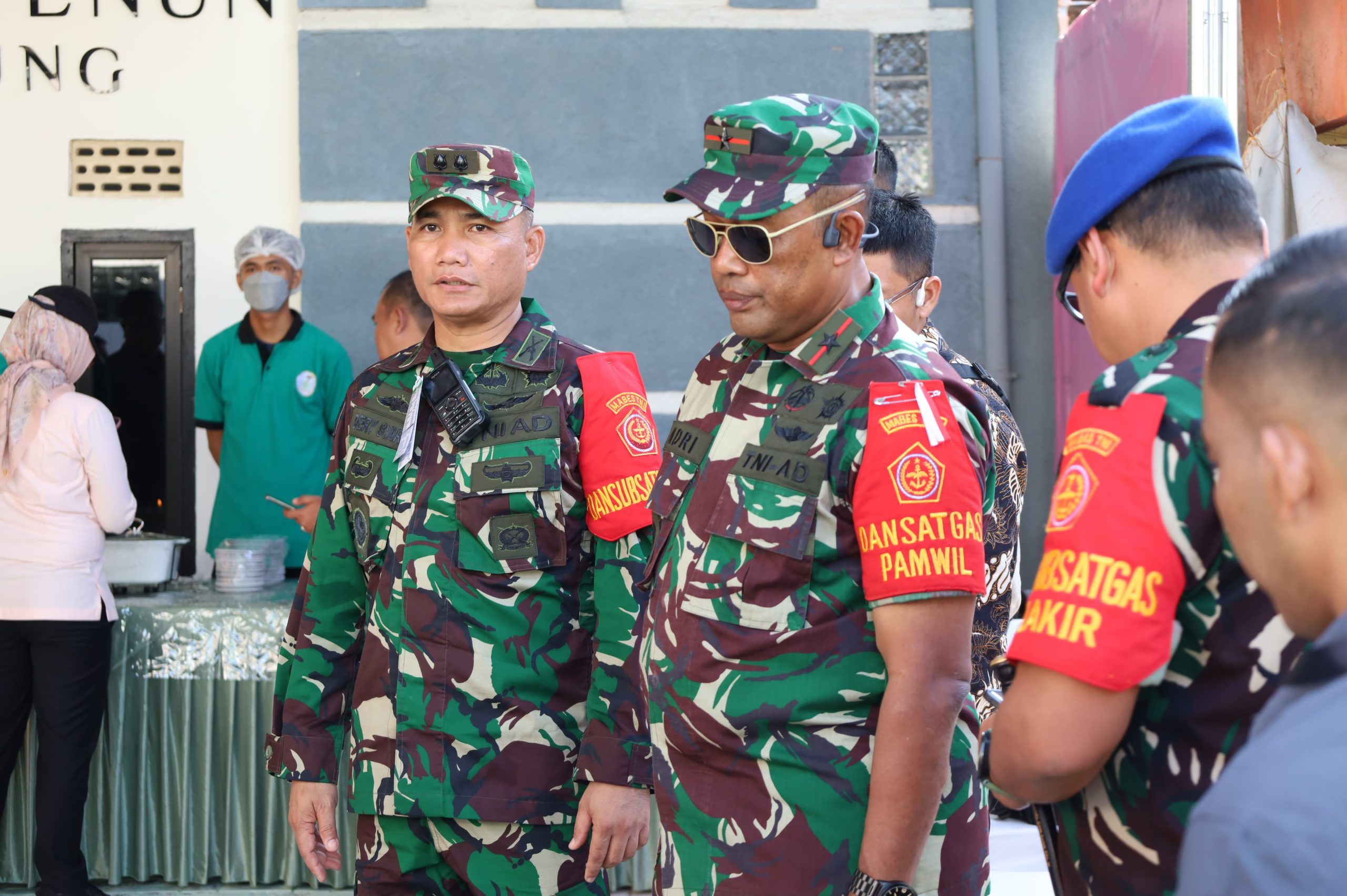 Kasdim Palembang Dampingi Danrem 044/Gapo Amankan Kunker Ketua Umum Dekranas di Rumah Tenun Tuan Kentang 1
