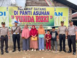 Siswa SIP Angkatan 54 Polda Sumsel Gelar Bakti Sosial di Panti Asuhan Yunda Rizki