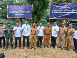 Sinergi TNI dan Pemkot Palembang: Danramil Makrayu Ikuti Penanaman Pohon Kelapa Serentak