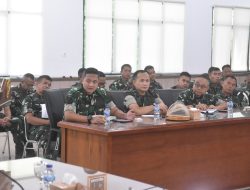 Kasdim 0418/Palembang Ikuti Rakor Kesiapan Upacara HUT TNI ke-80 di Makorem 044/Gapo