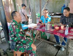 Babinsa Talang Semut Ajak Warga Jaga Kesehatan dan Kebersihan Lingkungan