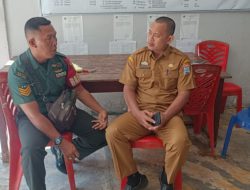 Babinsa Gandus dan Seklur Bahas Solusi Lampu Jalan Mati di Wilayah Kelurahan Gandus