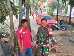 Babinsa Bukit Lama Imbau Juru Parkir Klinik Tingkatkan Kewaspadaan terhadap Aksi Curanmor
