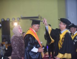 Pemprov Sumsel Tegaskan Komitmen Perkuat Sinergi dengan Perguruan Tinggi di Wisuda Unsri ke-180