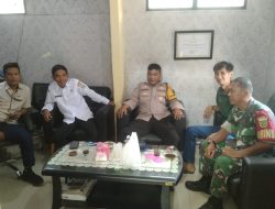 Babinsa 28 Ilir Bersama Tiga Pilar Bahas Upaya Jaga Keamanan Lingkungan