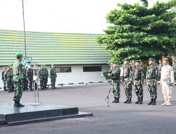 Korem 044/Gapo Gelar Upacara Bendera 17 Oktober 2025: Momentum Refleksi dan Pengabdian Prajurit