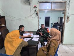 Babinsa Kelurahan Srimulya Jalin Sinergitas Tiga Pilar Lewat Komsos