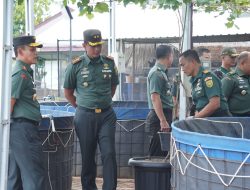 Dandim 0418/Palembang Dampingi Pangdam II/Sriwijaya Mayjen TNI Ujang Darwis,M.D.A Kunjungi SD Kartika II-1 Palembang