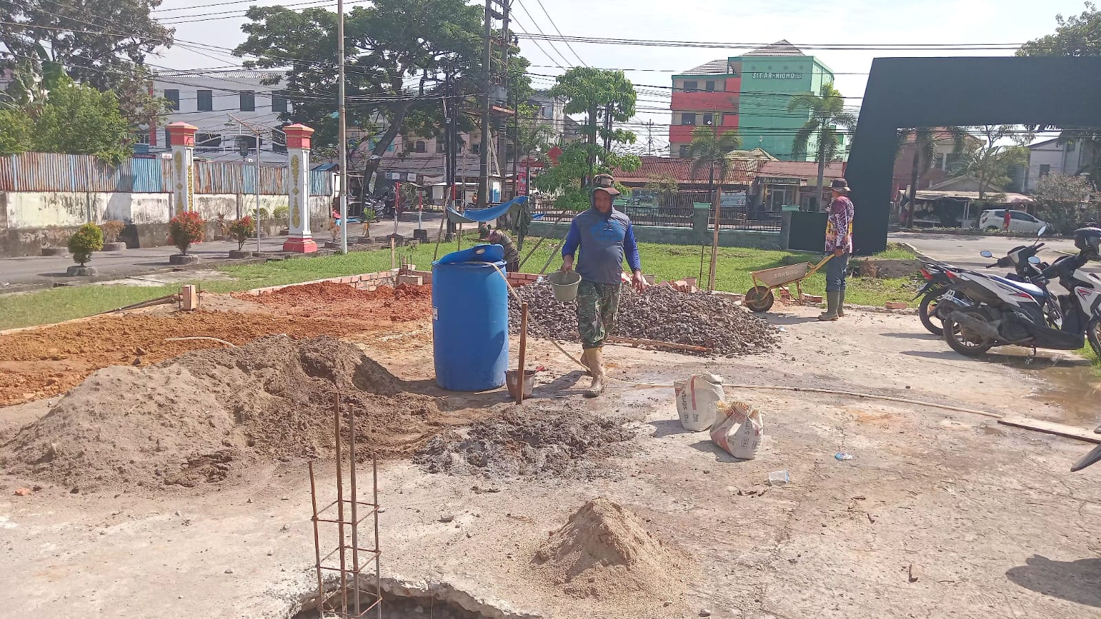 Kodim 0418/Palembang Percepat Pembangunan Area Parkir untuk Tingkatkan Fasilitas dan Kenyamanan 2