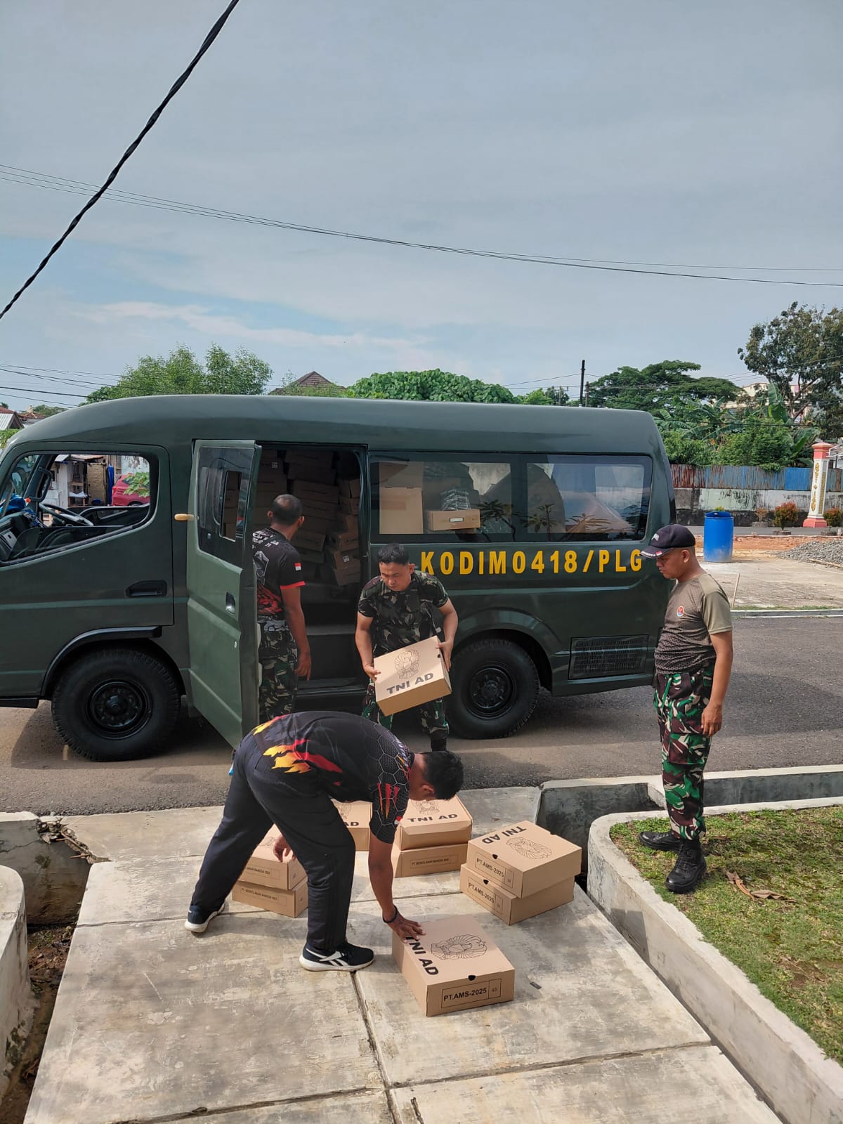 Kodim 0418/Palembang Terima Kaporlap dari Kasad untuk TW I TA 2025 2