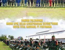 Dandim 0418/Palembang Ikuti Apel Kesiapsiagaan Pengamanan Instalasi Strategis Pertamina RU III Plaju – Palembang .