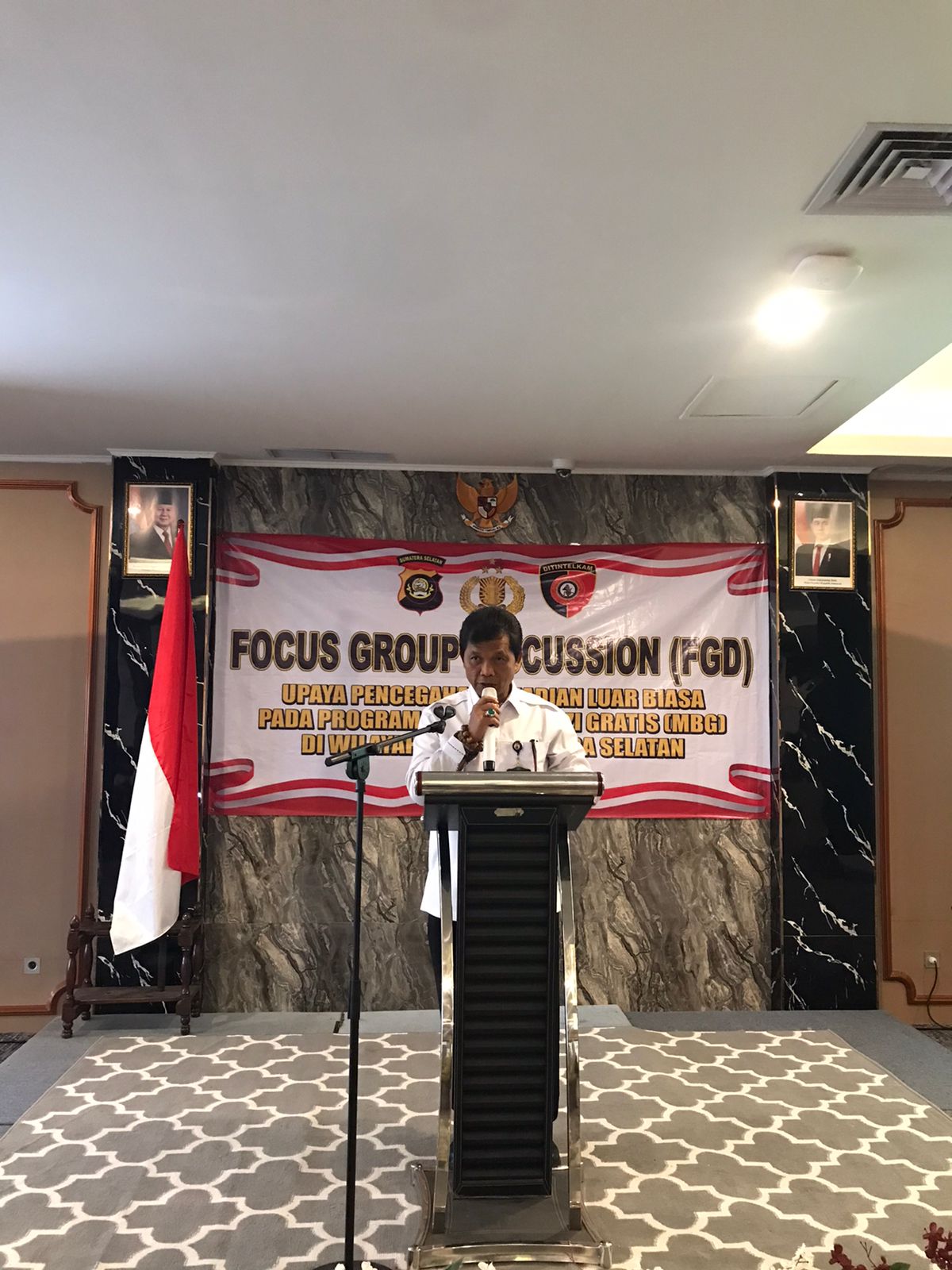 Polda Sumsel Gelar FGD Pencegahan Kejadian Luar Biasa Program Makan Bergizi Gratis di Sumatera Selatan 2