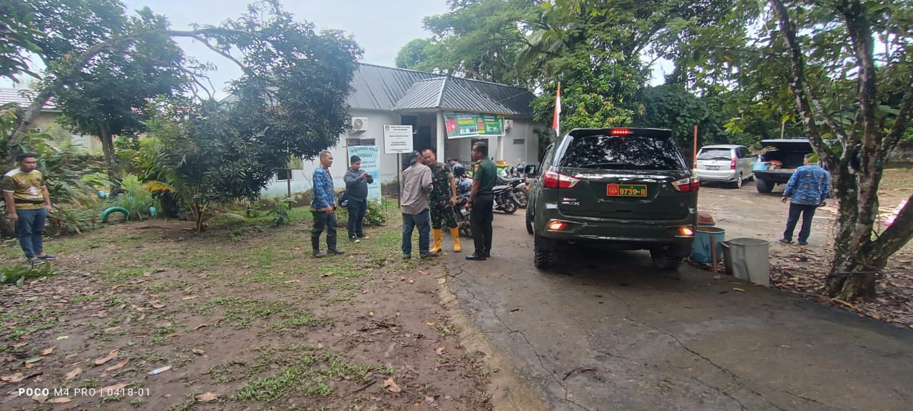 Danramil Makrayu dan Kasdim 0418/Palembang Tinjau Lokasi Rencana Koperasi Merah Putih di Gandus 3
