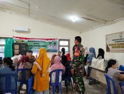 Babinsa Karang Jaya Dampingi Pembuatan IKD bagi Penerima PKH di Gandus Palembang