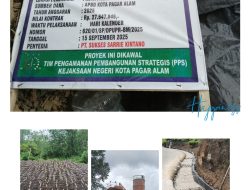 Peningkatan Jalan Janang–Rimau Pagar Alam Disorot, Diduga Tak Sesuai Spesifikasi Meski Dikawal Kejaksaan