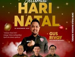 Panji Bangsa Sumsel Sampaikan Ucapan Natal 2025 dan Tahun Baru 2026, Teguhkan Semangat Toleransi dan Persatuan