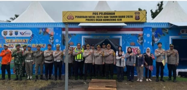 Ro Ops Polda Sumsel Cek Kesiapan Posyan Kayuagung Jelang Nataru 1 Jajaran pejabat Polda Sumsel dan Polres OKI saat melakukan pengecekan kesiapan pengamanan dalam rangka Operasi Lilin di pintu Tol Celika Kayu agung.