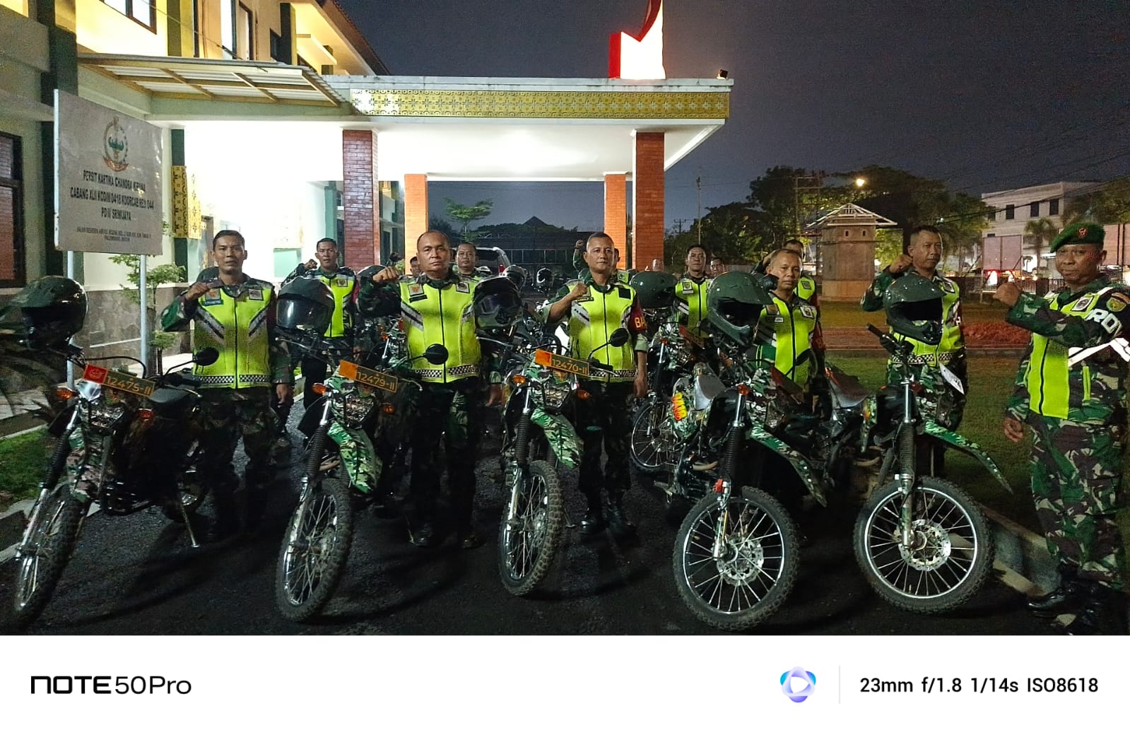 Dandim Palembang Pimpin Patroli Bermotor Amankan Malam Tahun Baru 2025/2026 di Kota Palembang 1