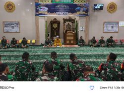 Kodim 0418/Palembang Gelar Doa Bersama Sambut Tahun Baru di Masjid Thoriqul Jannah
