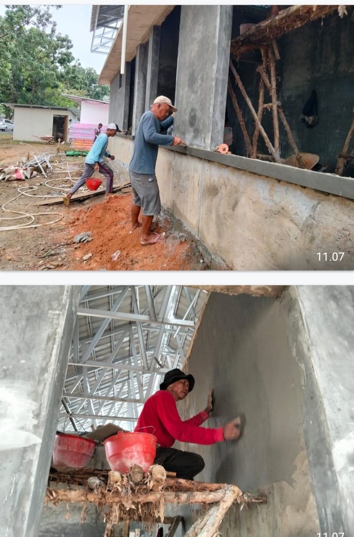 Kodim Palembang Terus Berbenah, Pembangunan Fasilitas Kodim 0418/Palembang Masuki Tahap Finishing 1