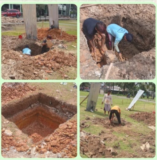 Pembangunan Gedung Aula Serbaguna Kodim 0418/Palembang Resmi Dimulai 1