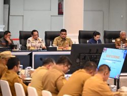 Kasatgas Pimpin Rakor Percepatan Rehabilitasi dan Rekonstruksi Pascabencana di Sumatera Utara