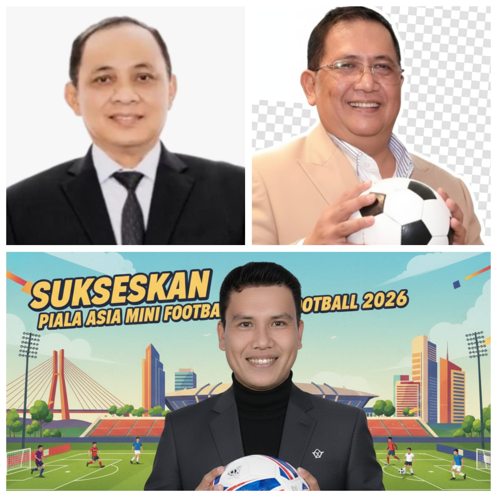 Gatot Edi Pramono Dukung Penuh KSMI, Asia Mini Football Championship 2026 Digelar di Palembang 1