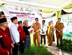 Pemkot Palembang Resmikan Hasil Bedah Rumah Ibu Carsifah