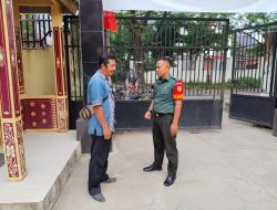 Babinsa 29 Ilir Puanter di SMPN 13 Palembang, Tekankan Pentingnya Kebersihan dan Ketertiban Sekolah