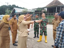 Danramil 418-05/Lemabang Bersama Babinsa Dampingi Kasdim Tinjau Lahan Koperasi Merah Putih di Sungai Selayur