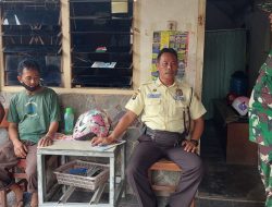 Babinsa Lebung Gajah Laksanakan Patroli dan Komsos di SMK Xaverius, Tekankan Kewaspadaan Keamanan