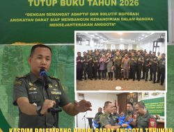 Kasdim 0418/Palembang Hadiri RAT Primkop Kartika Usaha Makmur Tutup Buku 2026
