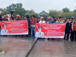 Terancam Kehilangan 800 Hektar Lahan, Ratusan Warga Belitang Jaya Geruduk Kantor Bupati OKU Timur