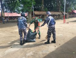 Koramil 418-05/Lemabang Gelar Bhakti Sosial di Pulau Kemaro Sambut Imlek