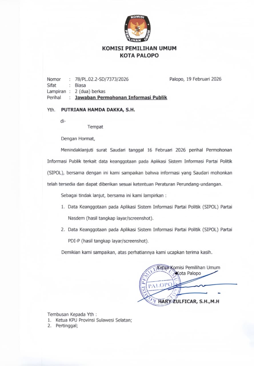 Isu Pindah Partai, Putri Dakka Klarifikasi Berdasarkan Data SIPOL KPU 2