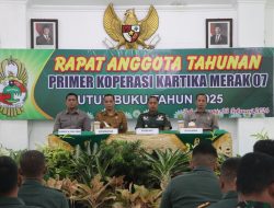 Dandim 0807/Tulungagung Puji Kinerja Primkop Kartika Merak 07 dalam RAT Tutup Buku 2025