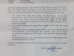 Diduga Abaikan Prosedur, BKPSDM Pessel Tak Undang Pejabat dalam SK Bupati