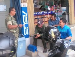 Babinsa Srimulya Perkuat Hubungan dengan Warga Lewat Komsos