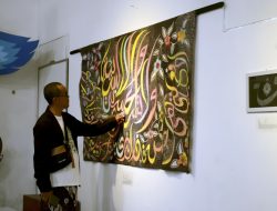 Pameran Kaligrafi Ramadan Perdana di Blitar, 32 Karya 13 Seniman Ramaikan Art Center Sananwetan