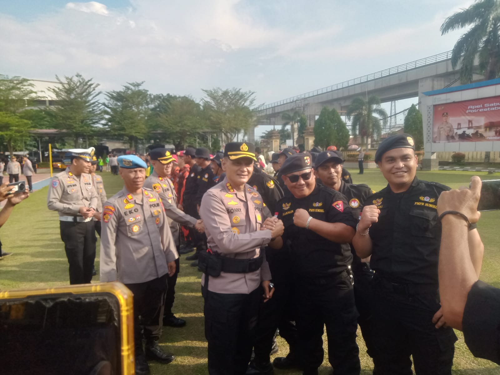 Polrestabes Palembang dan Ormas Gelar Apel Sabuk Kamtibmas, Tegaskan Komitmen Jaga Kota dari Balap Liar hingga Narkoba 2