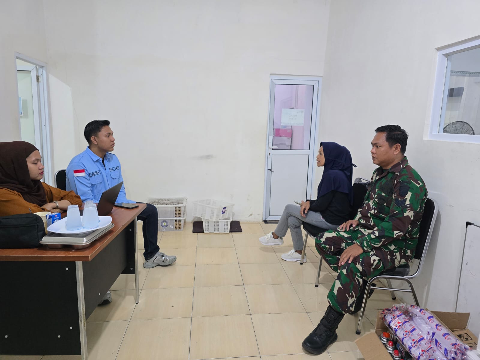 Babinsa 28 Ilir Pastikan Dapur MBG Tetap Salurkan Menu Bergizi Selama Ramadan 1