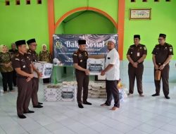 Kejari Tulungagung Salurkan Bantuan Sembako ke Pondok Pesantren Nurul Iman di Bulan Ramadan
