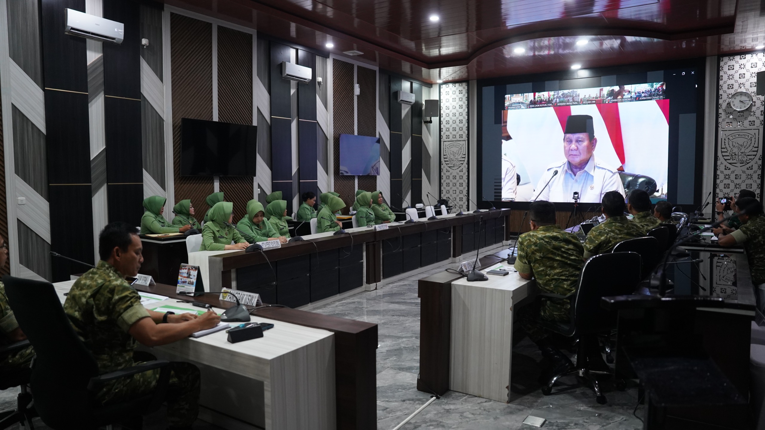 Pangdam II/Sriwijaya Ikuti Launching 218 Jembatan, Bukti Nyata TNI AD Hadir di Tengah Rakyat 1